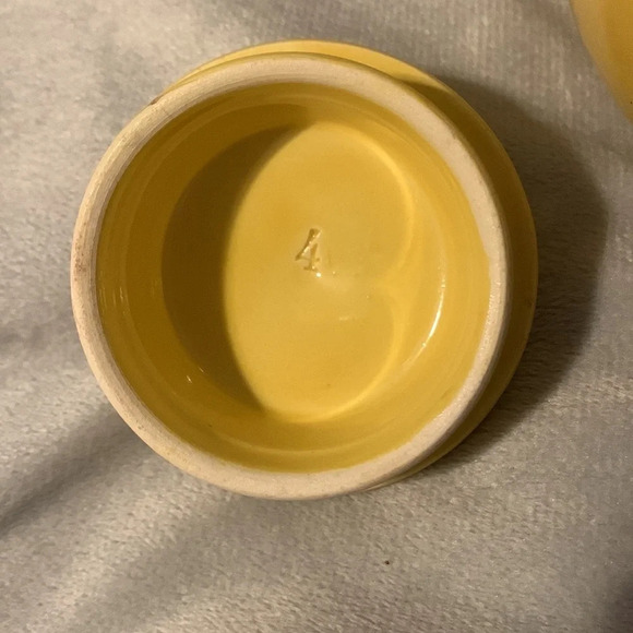 Villeroy and Boch vintage yellow tea pot 4 made in Luxembourg personal coffee - Picture 8 of 15